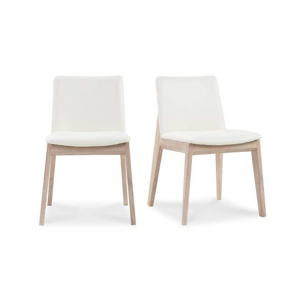 Evren Vegan Leather Padded Dining Chair 2-Pack: $749 Evren Vegan Leather Padded Dining Chair 2-Pack: $749