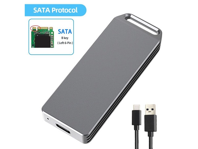 M.2 SATA to USB 3.1 SSD Enclosure: $45.96 M.2 SATA to USB 3.1 SSD Enclosure: $45.96
