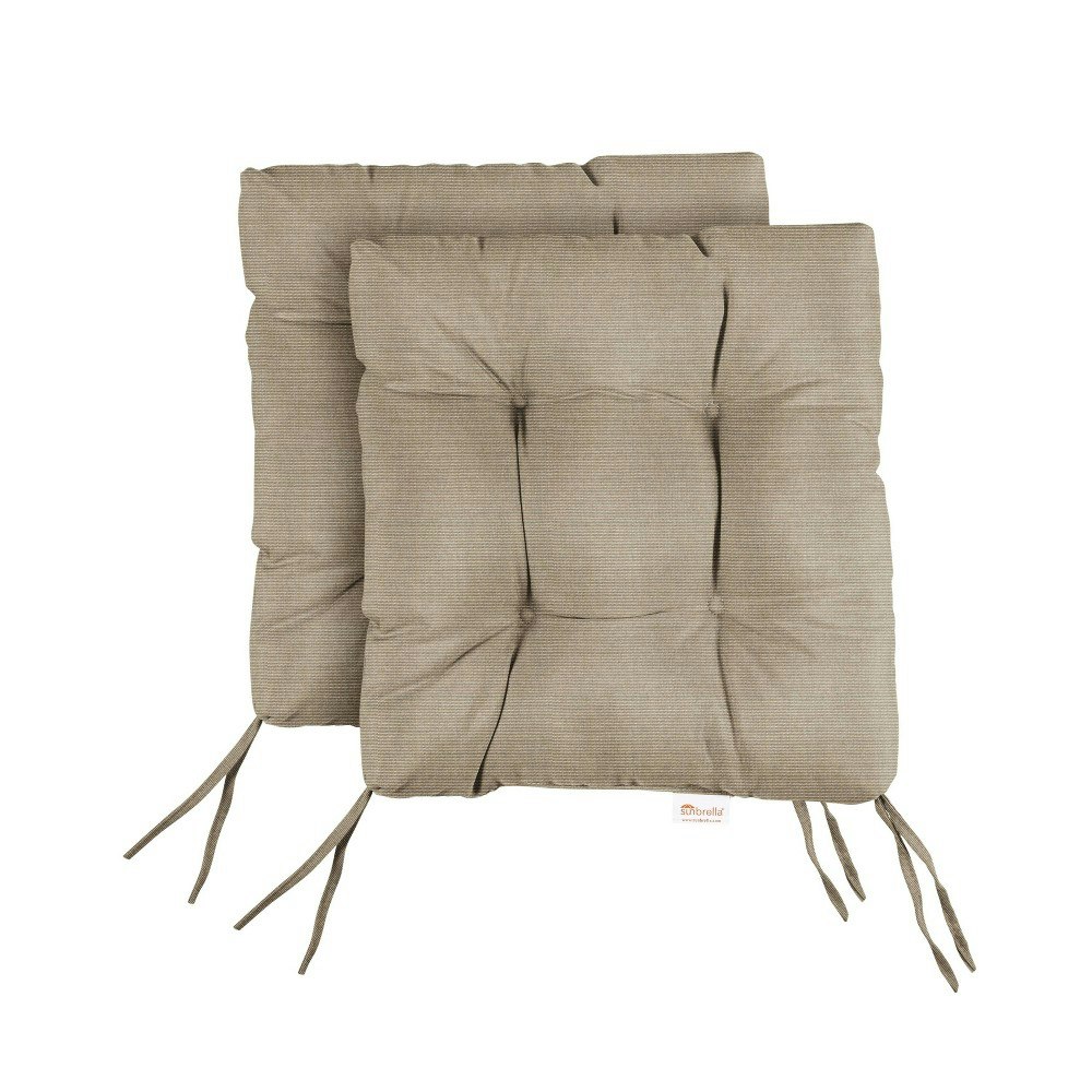 Sorra Home 19" x 19" x 3" Sunbrella Canvas Tufted Outdoor Bench Cushion 2-Pack: $121.99 Sorra Home 19" x 19" x 3" Sunbrella Canvas Tufted Outdoor Bench Cushion 2-Pack: $121.99