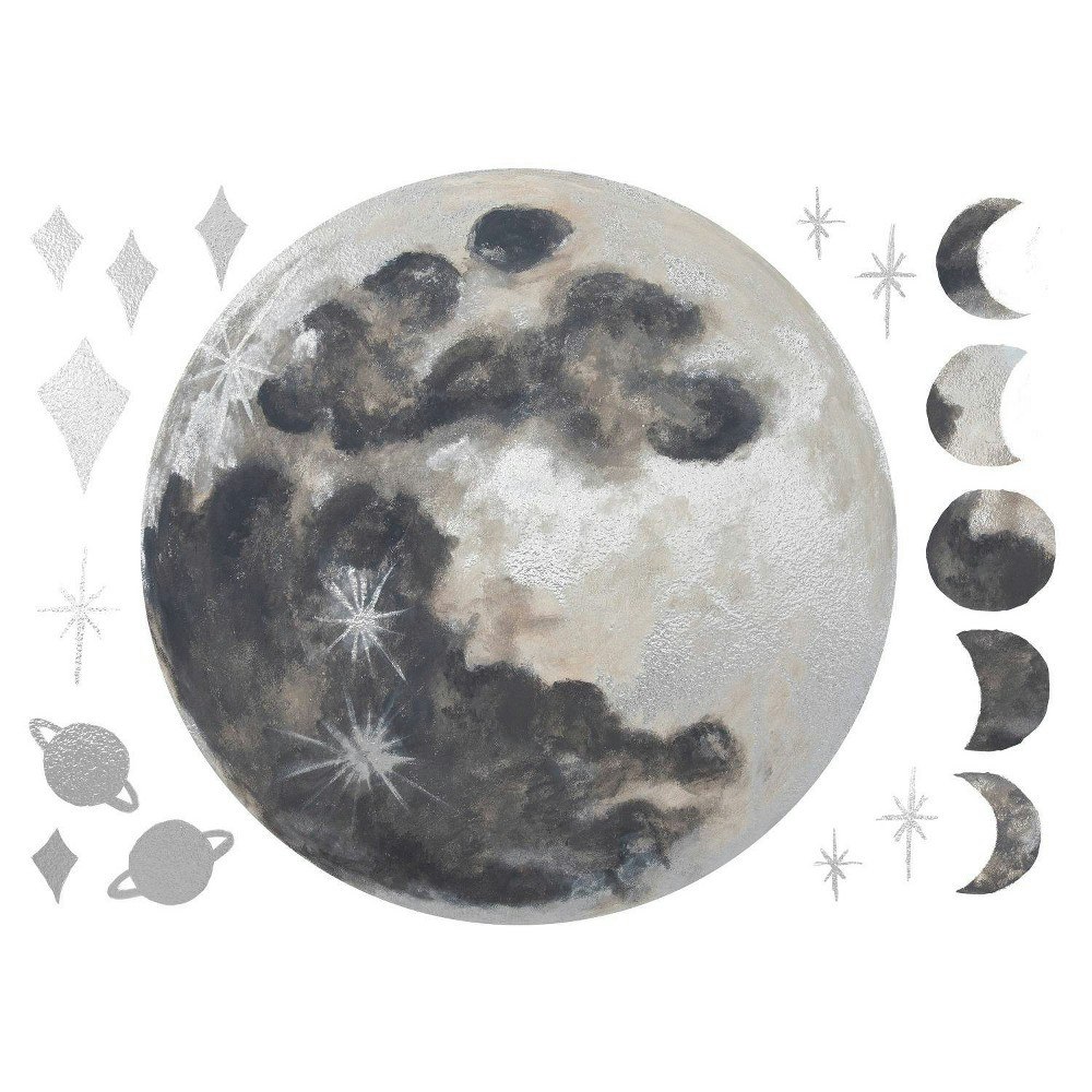 RoomMates Moon Peel and Stick Wall Decals 18-Piece Set: $24.99