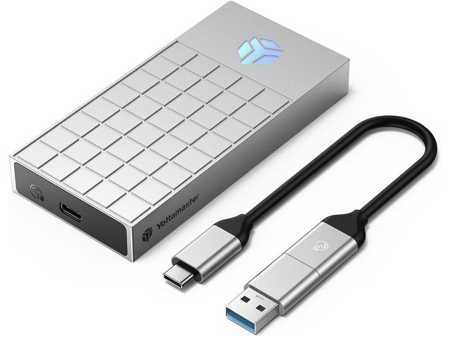 Yottamast RGB M.2 NVMe SSD Enclosure: $39.99 Yottamast RGB M.2 NVMe SSD Enclosure: $39.99