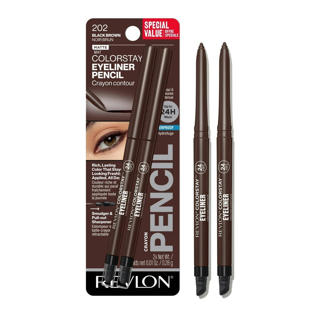 Revlon ColorStay Waterproof Eyeliner 2-Pack: $11.39