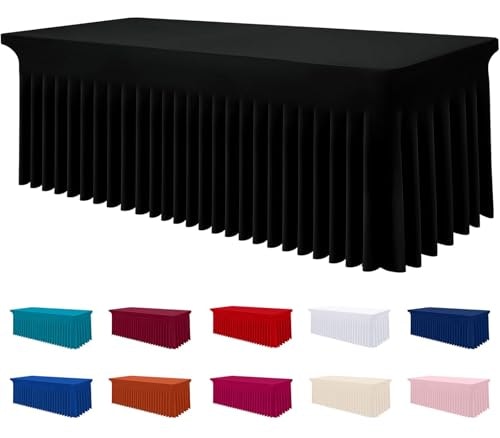Smiry 6-Foot Fitted Spandex Tablecloth: $18.98