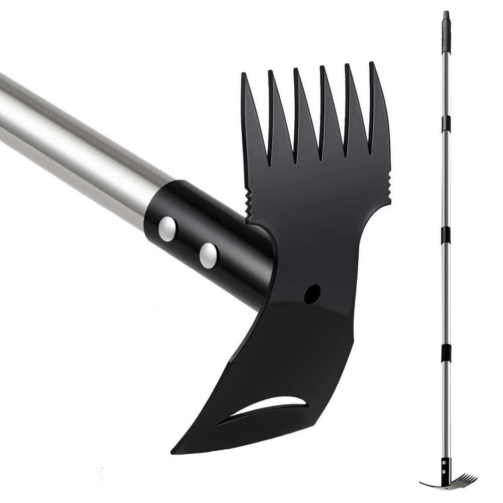 58-inch 2-in-1 Curved Hoe and 6-Tine Rake Weeder Tool: $59.65 58-inch 2-in-1 Curved Hoe and 6-Tine Rake Weeder Tool: $59.65