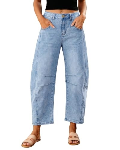 Grapent Women's High-Rise Wide-Leg Cropped Jeans: $35.68 Grapent Women's High-Rise Wide-Leg Cropped Jeans: $35.68