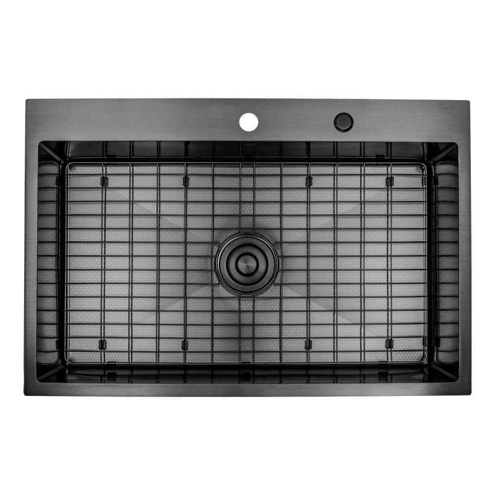 33-Inch Dual Mount Single Bowl Stainless Steel Kitchen Sink: $169.99 33-Inch Dual Mount Single Bowl Stainless Steel Kitchen Sink: $169.99