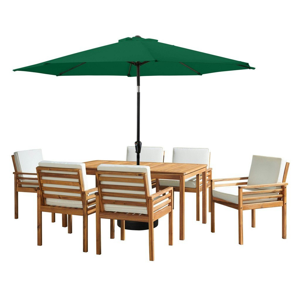 Alaterre Furniture 8-Piece Outdoor Patio Dining Set: $883.99