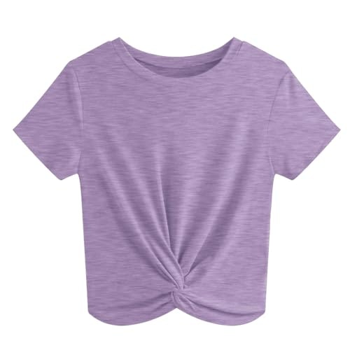 Jinkesi Women's Twist Front Short Sleeve Crop Top: $14.44 Jinkesi Women's Twist Front Short Sleeve Crop Top: $14.44