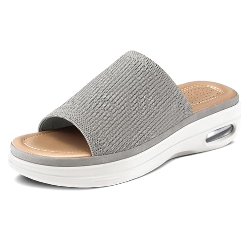 Mysoft Women's Wedge Slide Sandals: $28.98