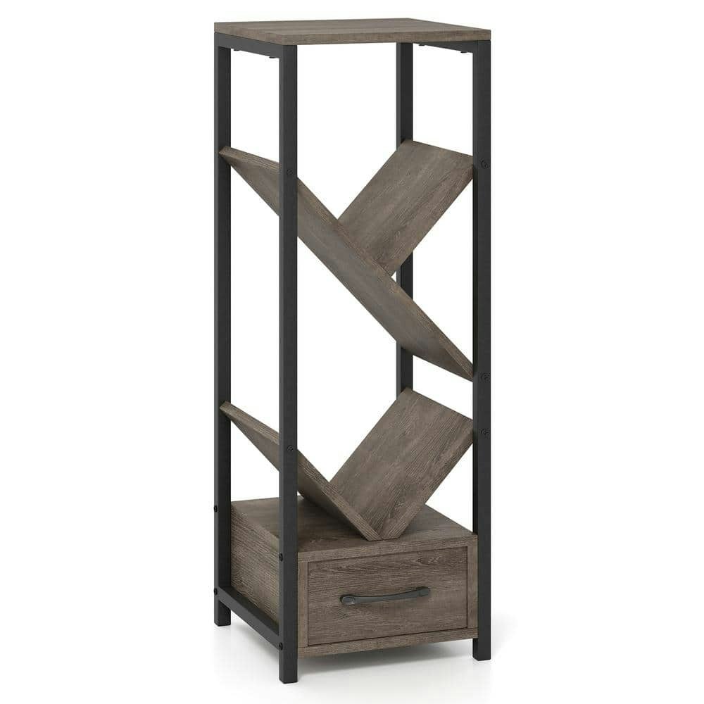 4-Tier Tree Bookshelf with Drawer: $40.99 4-Tier Tree Bookshelf with Drawer: $40.99