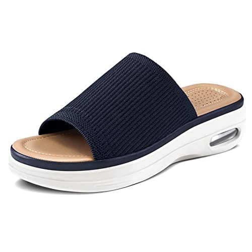 Mysoft Women's Wedge Slide Sandals: $32.99 Mysoft Women's Wedge Slide Sandals: $32.99
