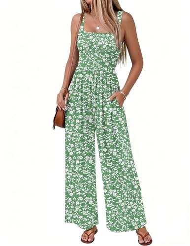 Women's Sleeveless Boho Smocked Wide Leg Jumpsuit: $23.79 Women's Sleeveless Boho Smocked Wide Leg Jumpsuit: $23.79