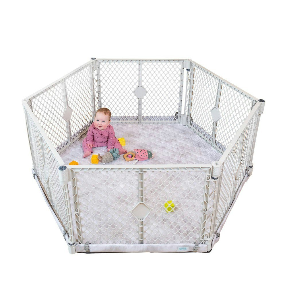 Toddleroo by North States 6-Panel Superyard Nook with Securemat: $129.99 Toddleroo by North States 6-Panel Superyard Nook with Securemat: $129.99