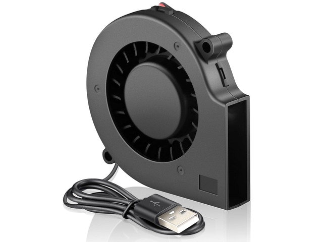 Wathai 75mm x 15mm 5V USB Brushless Blower Fan: $27.54