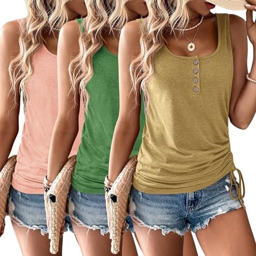 Women's Henley Tank Tops 3-Pack: $28.49 Women's Henley Tank Tops 3-Pack: $28.49