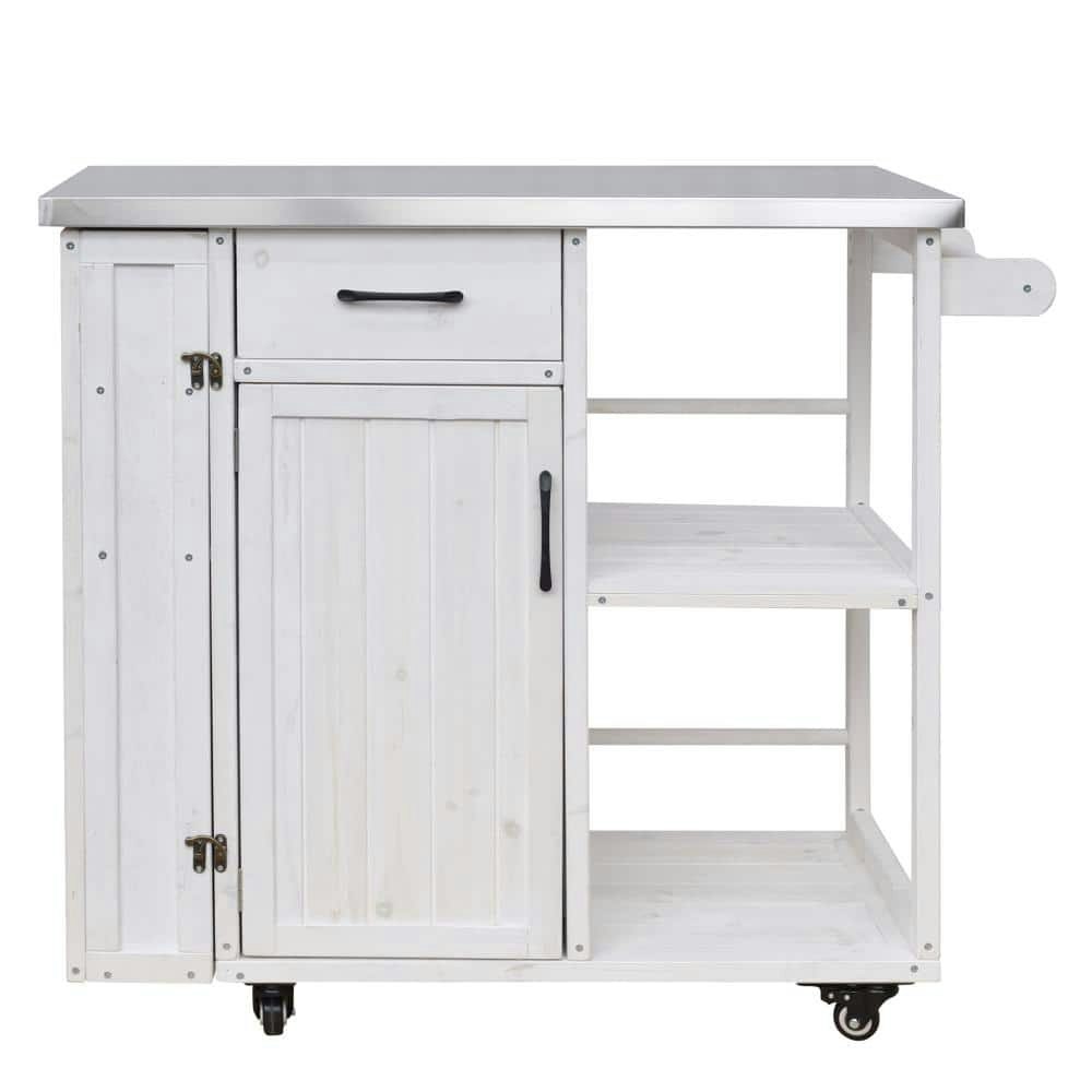 40.5-inch Wood Outdoor Grill Cart: $327.17 40.5-inch Wood Outdoor Grill Cart: $327.17