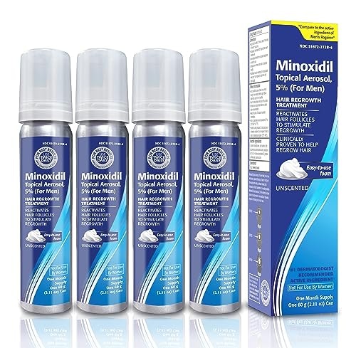 Minoxidil 5% Topical Aerosol Foam Hair Regrowth Treatment for Men: $39.09 Minoxidil 5% Topical Aerosol Foam Hair Regrowth Treatment for Men: $39.09