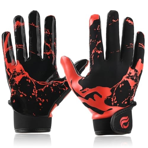 Goporoy Youth Football Receiver Gloves: $14.97 Goporoy Youth Football Receiver Gloves: $14.97