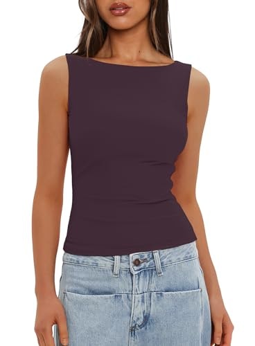 Darong Women's Boat Neck Tank Top: $16.91 Darong Women's Boat Neck Tank Top: $16.91