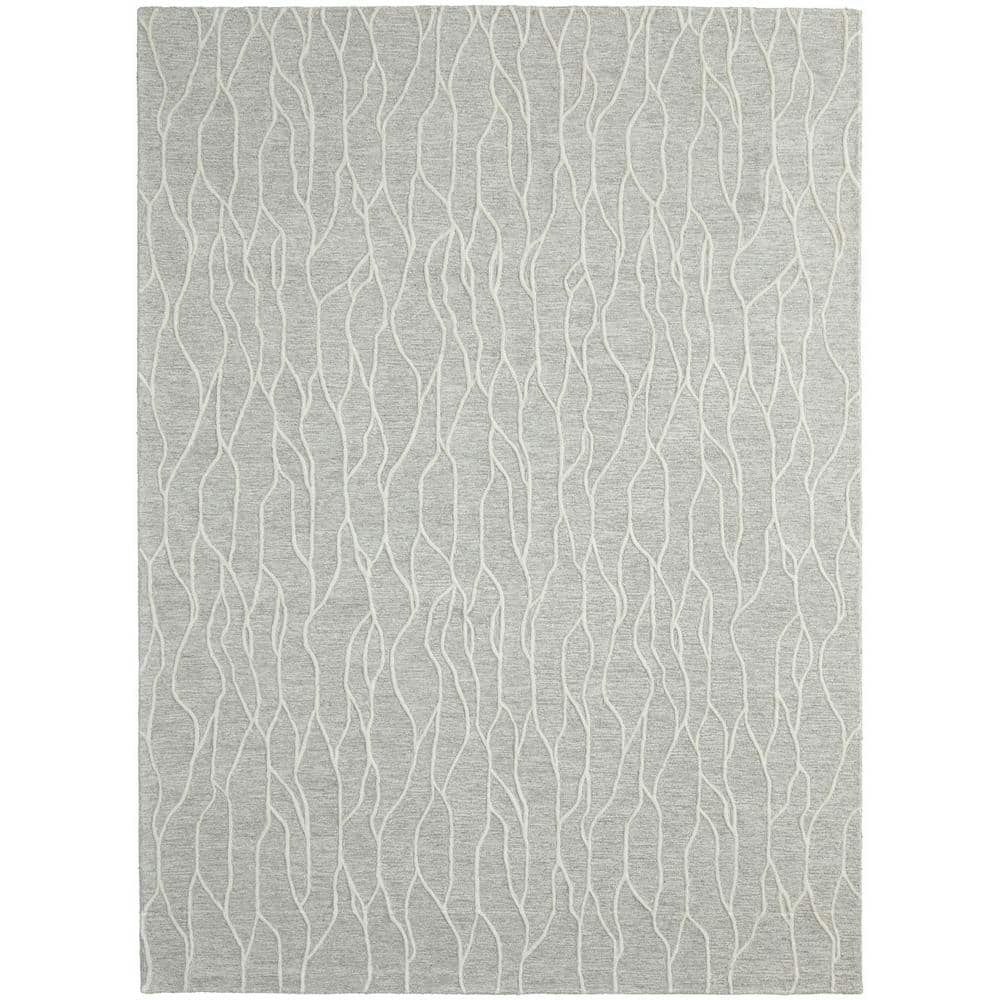 Taupe and Ivory Abstract 8x11-Foot Area Rug: $701.23 Taupe and Ivory Abstract 8x11-Foot Area Rug: $701.23