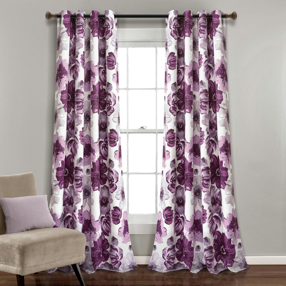 Lush Décor Leah 52" x 84" Light Filtering Curtain Panels 2-Pack: $59.99 Lush Décor Leah 52" x 84" Light Filtering Curtain Panels 2-Pack: $59.99
