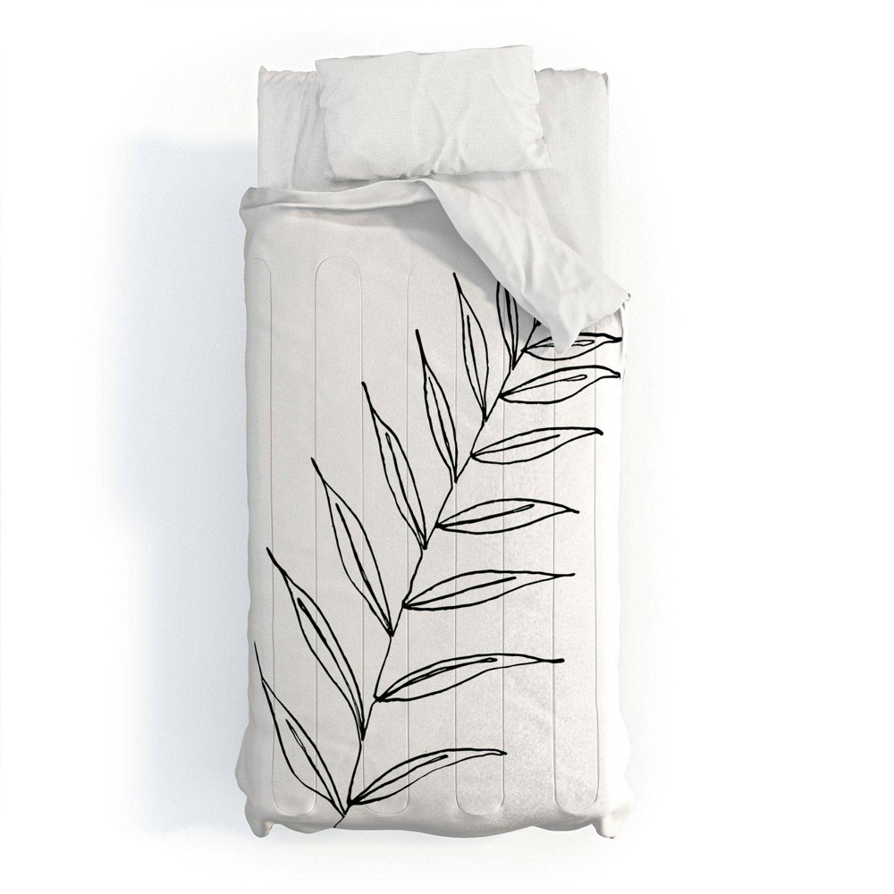 King Kris Kivu Botanical Line Art 100% Cotton Comforter Set: $297.99