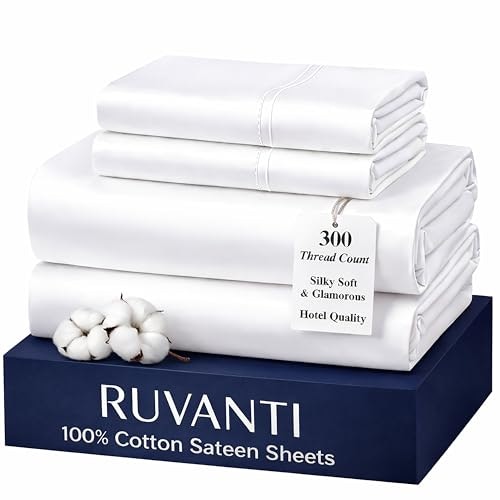 Ruvanti California King 100% Cotton Sateen Sheets: $50.18 Ruvanti California King 100% Cotton Sateen Sheets: $50.18