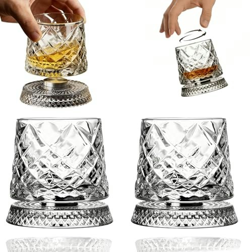Spinning Crystal Whiskey Tumblers 2-Pack: $24.39 Spinning Crystal Whiskey Tumblers 2-Pack: $24.39