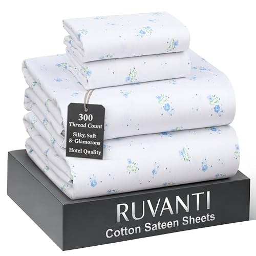 Ruvanti California King 100% Cotton Sateen Sheets: $48.17 Ruvanti California King 100% Cotton Sateen Sheets: $48.17