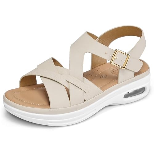 Mysoft Women's Air Cushioned Walking Sandals: $32.39 Mysoft Women's Air Cushioned Walking Sandals: $32.39