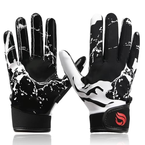 Goporoy Youth Football Receiver Gloves: $14.97 Goporoy Youth Football Receiver Gloves: $14.97
