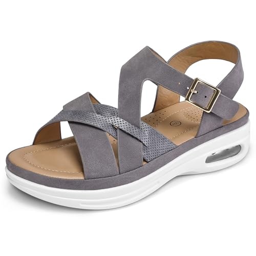 Mysoft Women's Air Cushioned Walking Sandals: $29.98 Mysoft Women's Air Cushioned Walking Sandals: $29.98
