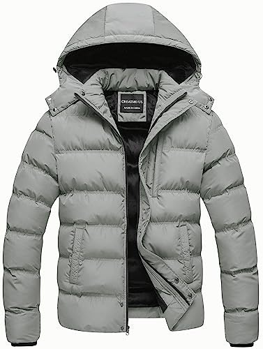 Creatmo US Men's Hooded Winter Parka: $50.55 Creatmo US Men's Hooded Winter Parka: $50.55