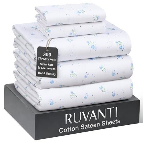 Ruvanti Split King Cotton Sateen Sheet Set: $52.57 Ruvanti Split King Cotton Sateen Sheet Set: $52.57