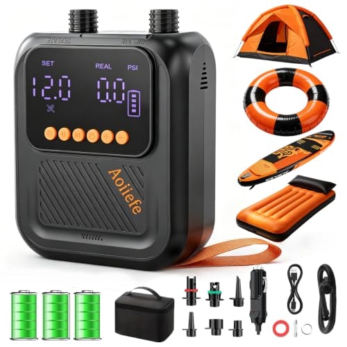 Aoiiefe 20-PSI Rechargeable Electric Paddle Board Pump: $59.96