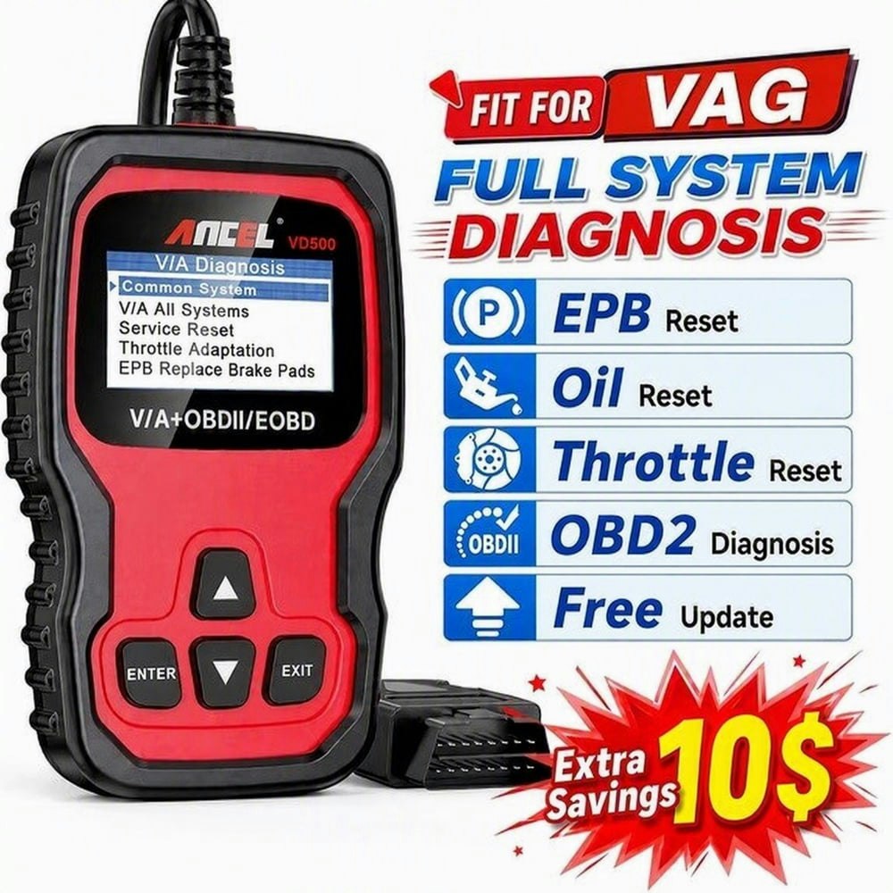 Ancel VD500 OBD2 Diagnostic Scanner: $59.99 Ancel VD500 OBD2 Diagnostic Scanner: $59.99