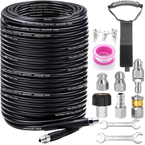 200-Foot 5,800-PSI Sewer Jetter Kit for Pressure Washer: $84.05 200-Foot 5,800-PSI Sewer Jetter Kit for Pressure Washer: $84.05