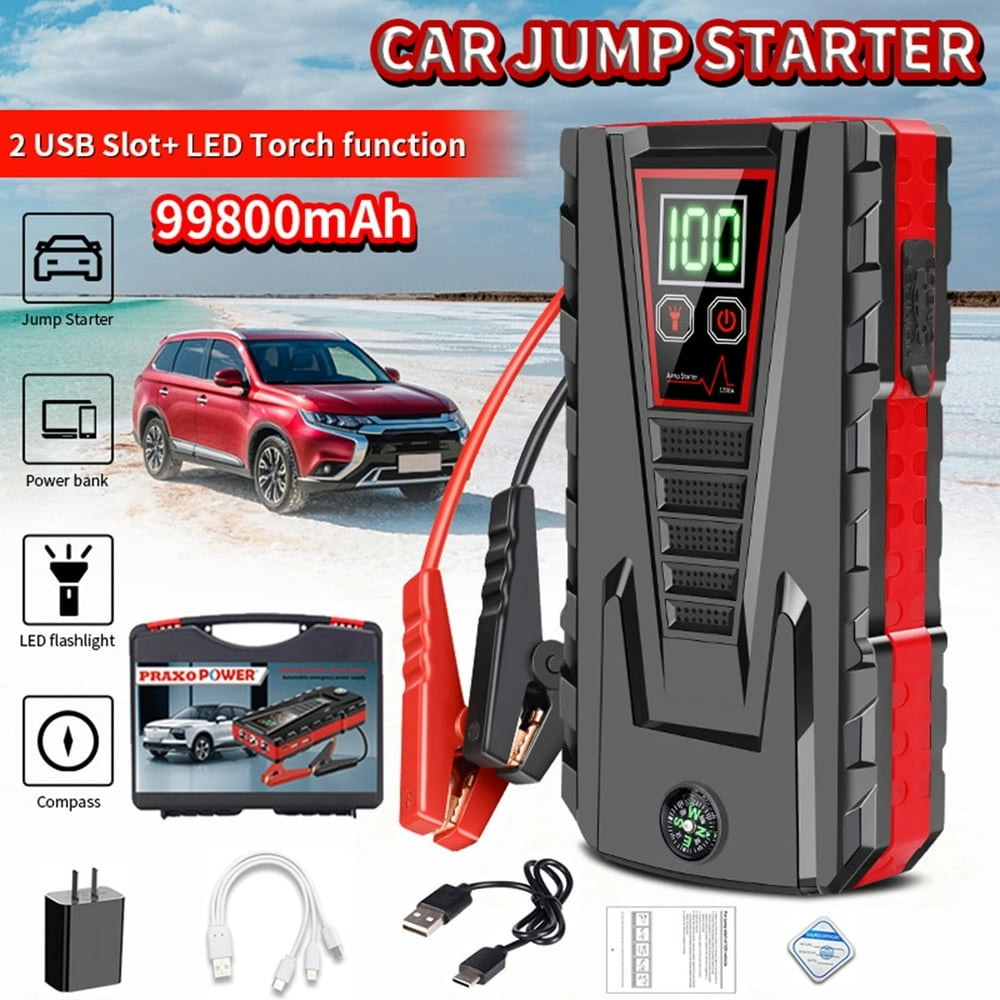 5,000A 99,800mAh Car Jump Starter and Power Bank: $35.09 5,000A 99,800mAh Car Jump Starter and Power Bank: $35.09
