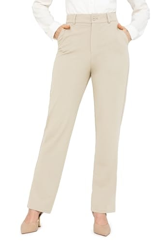 Bamans Women's Straight Leg Dress Pants: $31.42 Bamans Women's Straight Leg Dress Pants: $31.42
