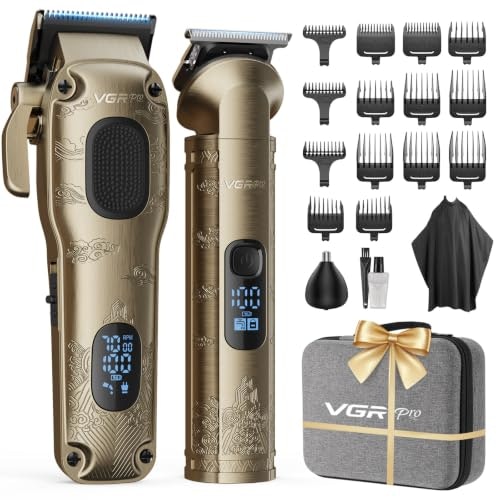 VGRPRO Professional Cordless Hair Clipper and Trimmer Set: $46.74