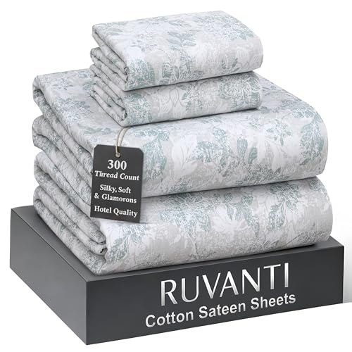 Ruvanti Queen Size Cotton Sateen Sheets: $41.73 Ruvanti Queen Size Cotton Sateen Sheets: $41.73