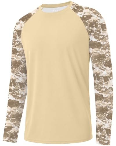 Fisheal Men's Long Sleeve Camo Fishing Shirt: $14.98 Fisheal Men's Long Sleeve Camo Fishing Shirt: $14.98