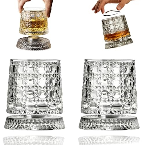 Spinning Crystal Whiskey Tumblers 2-Pack: $24.39 Spinning Crystal Whiskey Tumblers 2-Pack: $24.39