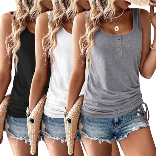 Women's Henley Tank Tops 3-Pack: $28.49 Women's Henley Tank Tops 3-Pack: $28.49