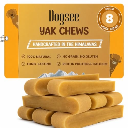 Dogsee Himalayan Yak Cheese Dog Chews 8-Pack: $36.54 Dogsee Himalayan Yak Cheese Dog Chews 8-Pack: $36.54