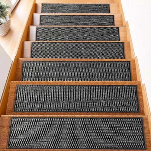 FlowaFoli 8" x 30" Carpet Stair Treads 15-Pack: $49.29