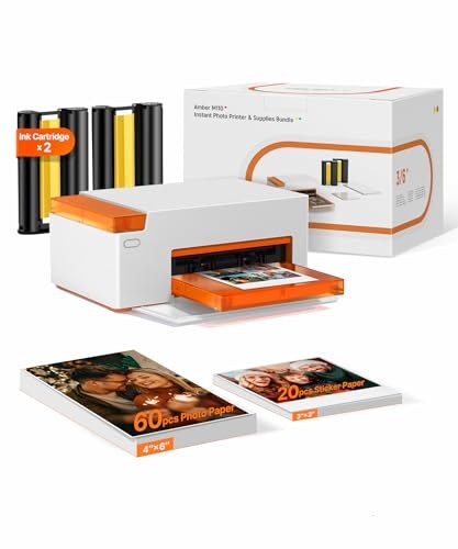 Liene Amber M110 4x6-Inch Portable Photo Printer 80-Sheet Bundle: $144.49 Liene Amber M110 4x6-Inch Portable Photo Printer 80-Sheet Bundle: $144.49