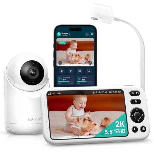 Jartoo 2K Smart Baby Monitor with 5.5-Inch Screen: $149.98
