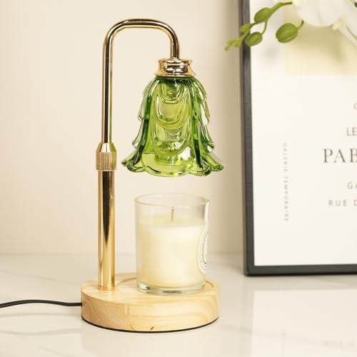 SupBri Tulip Glass Candle Warmer Lamp with Timer: $19.54 SupBri Tulip Glass Candle Warmer Lamp with Timer: $19.54