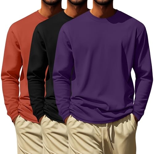 Neer Men's Big and Tall Long Sleeve T-Shirt 3-Pack: $36.54 Neer Men's Big and Tall Long Sleeve T-Shirt 3-Pack: $36.54